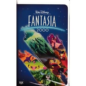 Fantasia 2000 (2000) Walt Disney VHS Rare NTSC Clamshell THX Mastered Tape